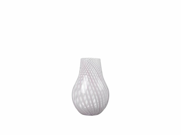 Broste Copenhagen Ada vaas crossstripe lavendel grijs - 14485073