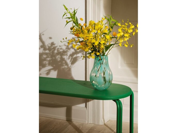 Broste Copenhagen Vase Ada spot turquoise - 14485076