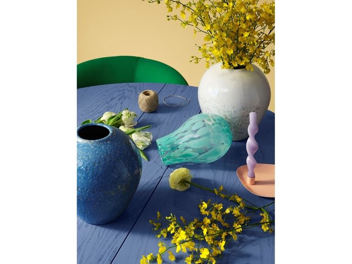 Broste Copenhagen Ada vaso spot turchese - 14485076