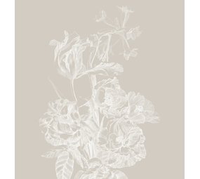 KEK Amsterdam Gravierte Blumentapete WP-743 grau 200x280cm KEK Amsterdam Gravierte Blumentapete WP-743 grau 200x280cm
