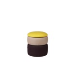 Broste Copenhagen Pond puf amarillo/beige/uva oscuro Ø38cm - 31001145 Broste Copenhagen Pond puf amarillo/beige/uva oscuro Ø38cm - 31001145