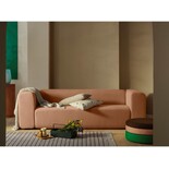 Broste Copenhagen Dampuff grønn/rosa/kaffe Ø68cm - 31001147