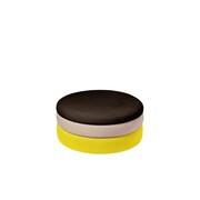 Broste Copenhagen Pond pouf yellow/beige/dark grape Ø68cm - 31001148