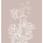 KEK Amsterdam Engraved floral wallpaper nude WP-744 200x280cm
