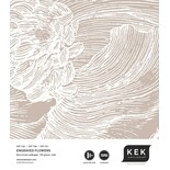 KEK Amsterdam Engraved floral wallpaper sand WP-745 200x280cm KEK Amsterdam Engraved floral wallpaper sand WP-745 200x280cm