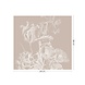 KEK Amsterdam Engraved bloemen behang zand WP-748 300x280cm KEK Amsterdam Engraved bloemen behang zand WP-748 300x280cm