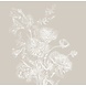 KEK Amsterdam Engraved bloemen behang grijs WP-752 200x280cm KEK Amsterdam Engraved bloemen behang grijs WP-752 200x280cm