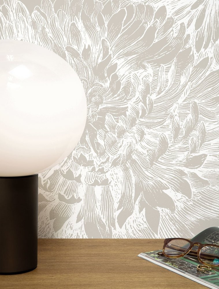 KEK Amsterdam Engraved floral wallpaper gray WP-755 300x280cm KEK Amsterdam Engraved floral wallpaper gray WP-755 300x280cm