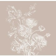 KEK Amsterdam Carta da parati floreale incisa sabbia WP-754 200x280cm