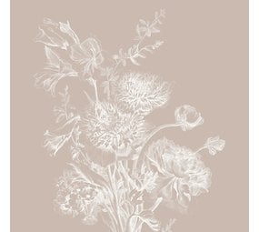 KEK Amsterdam Carta da parati floreale incisa sabbia WP-754 200x280cm