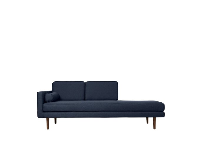Broste Copenhagen Wind chaiselonge tweed navy - 31001161 Broste Copenhagen Wind chaiselonge tweed navy - 31001161