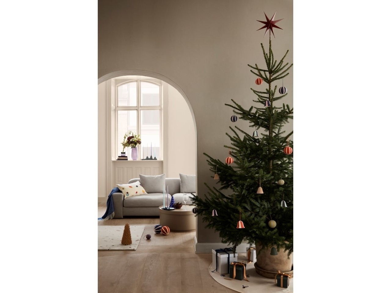 Broste Copenhagen Bay Sofa 3-Sitzer beige - 31001135