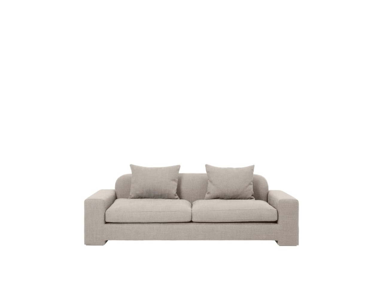 Broste Copenhagen Bay Sofa 3-Sitzer beige - 31001135