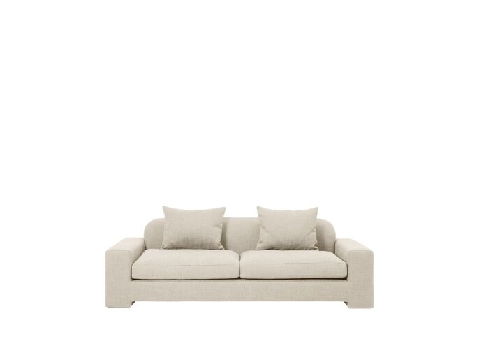 Broste Copenhagen Canapé Bay 3 places beige clair - 31002020