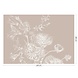 KEK Amsterdam Engraved bloemen behang zand WP-760 400x280cm KEK Amsterdam Engraved bloemen behang zand WP-760 400x280cm