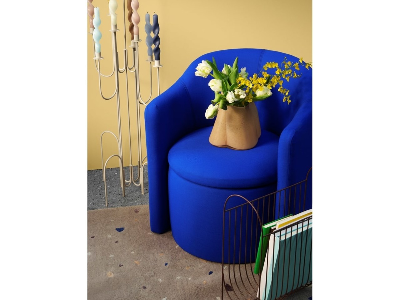 Broste Copenhagen Billie vase golden yellow - 14485054