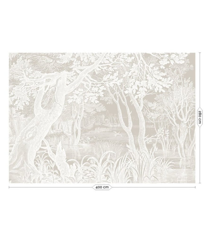 KEK Amsterdam Papel pintado paisajes grabados gris WP-767- 400x280cm KEK Amsterdam Papel pintado paisajes grabados gris WP-767- 400x280cm