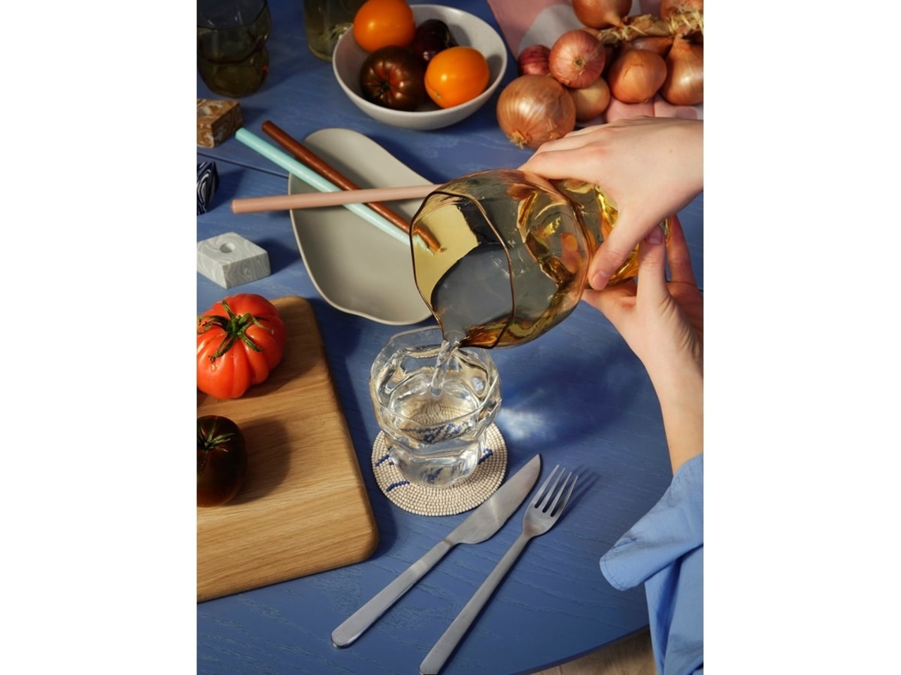 Broste Copenhagen Limfjord carafe amber - 14496239