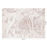 KEK Amsterdam Engraved landschappen behang nude WP-768 400x280cm