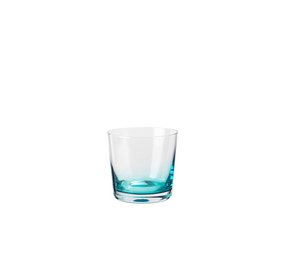 Broste Copenhagen Hue glasses 15cl turquoise set of 6 pieces