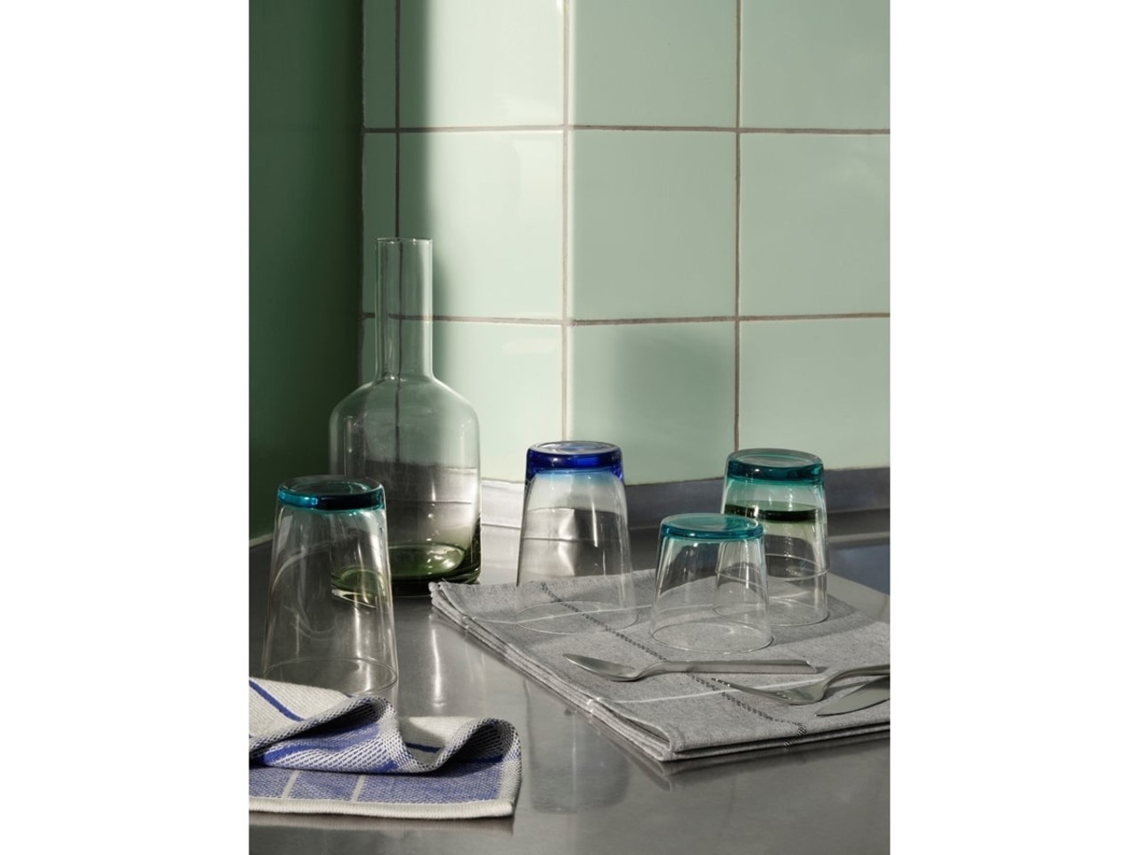 Broste Copenhagen Hue vasos 30cl azul juego de 6 piezas - 14496251 Broste Copenhagen Hue vasos 30cl azul juego de 6 piezas - 14496251