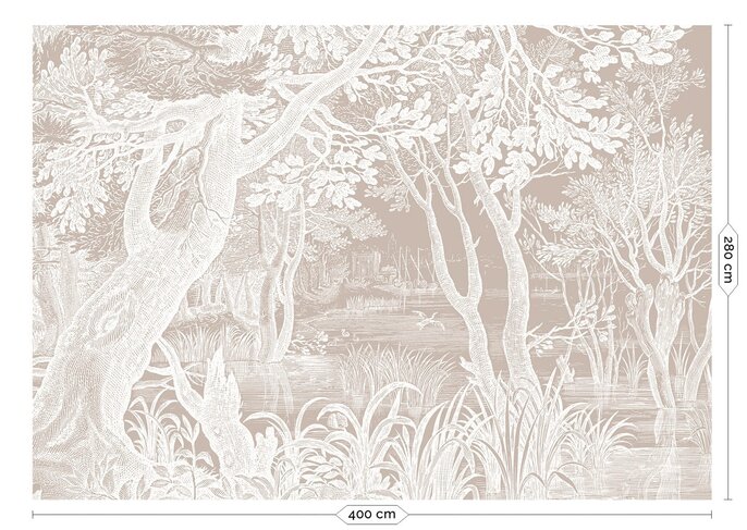KEK Amsterdam Papier peint paysages gravés sable WP-769 400x280cm