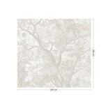 KEK Amsterdam Carta da parati con paesaggi incisi WP-773 grigio 300x280 cm