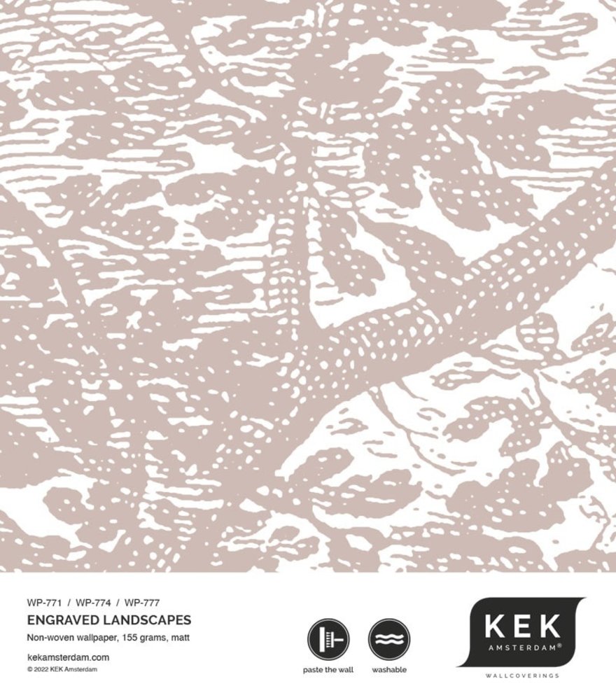 KEK Amsterdam Papier peint paysages gravés nude WP-774 300x280cm
