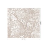 KEK Amsterdam Engraved landschappen behang zand WP-775 300x280cm KEK Amsterdam Engraved landschappen behang zand WP-775 300x280cm