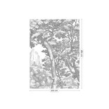 KEK Amsterdam Engraved landschappen behang grijs WP-779 200x280cm KEK Amsterdam Engraved landschappen behang grijs WP-779 200x280cm