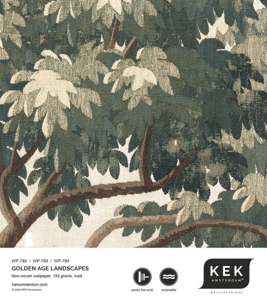 KEK Amsterdam Golden Age landschappen behang WP-783 300x280cm KEK Amsterdam Golden Age landschappen behang WP-783 300x280cm