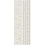 KEK Amsterdam Golden lines wallpaper 100x280cm gold / off - white MW-067