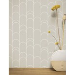 KEK Amsterdam Grafiska linjer tapet 100x280cm beige WP-737