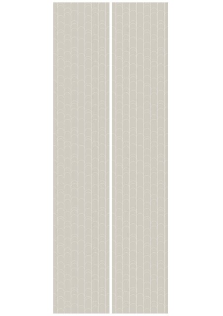 KEK Amsterdam Graphic lines wallpaper 100x280cm beige WP-737