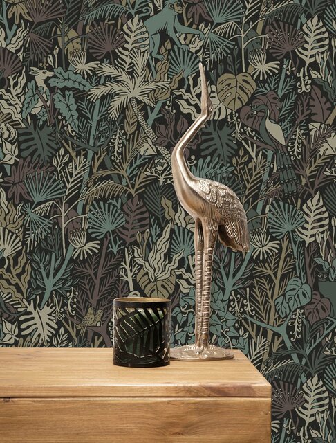 KEK Amsterdam Tapete mit botanischem Muster 100x280cm FR-023