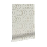 KEK Amsterdam Papel pintado lineas doradas 100x280cm arena / oro MW-073