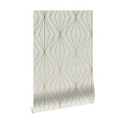 KEK Amsterdam Golden lines behang 100x280cm zand / goud MW-073 KEK Amsterdam Golden lines behang 100x280cm zand / goud MW-073