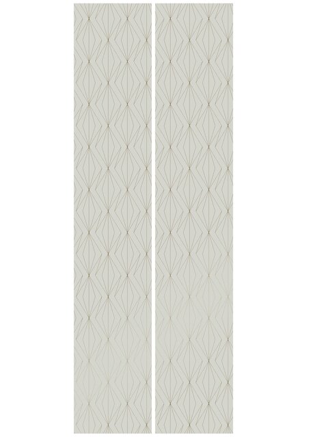 KEK Amsterdam Gylne linjer tapet 100x280cm sand / gull MW-073