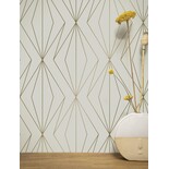 KEK Amsterdam Gylne linjer tapet 100x280cm sand / gull MW-073 KEK Amsterdam Gylne linjer tapet 100x280cm sand / gull MW-073