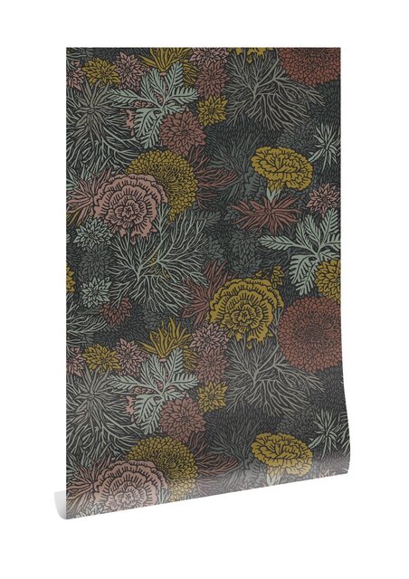 KEK Amsterdam Botaniskt mönster tapet 100x280cm FR-017