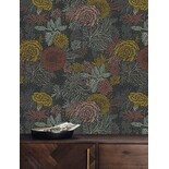 KEK Amsterdam Botanisch patroon behang 100x280cm FR-017 KEK Amsterdam Botanisch patroon behang 100x280cm FR-017