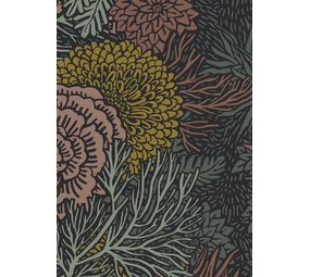 KEK Amsterdam Carta da parati con motivi botanici 100x280 cm FR-017