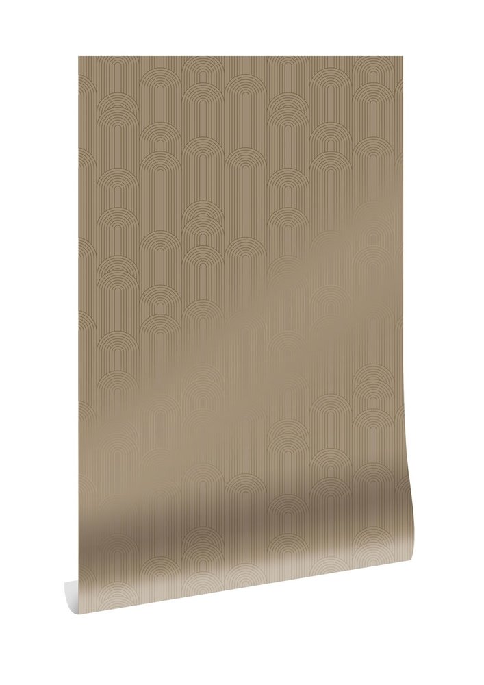 KEK Amsterdam Golden lines behang 100x280cm nude / goud MW-079 KEK Amsterdam Golden lines behang 100x280cm nude / goud MW-079
