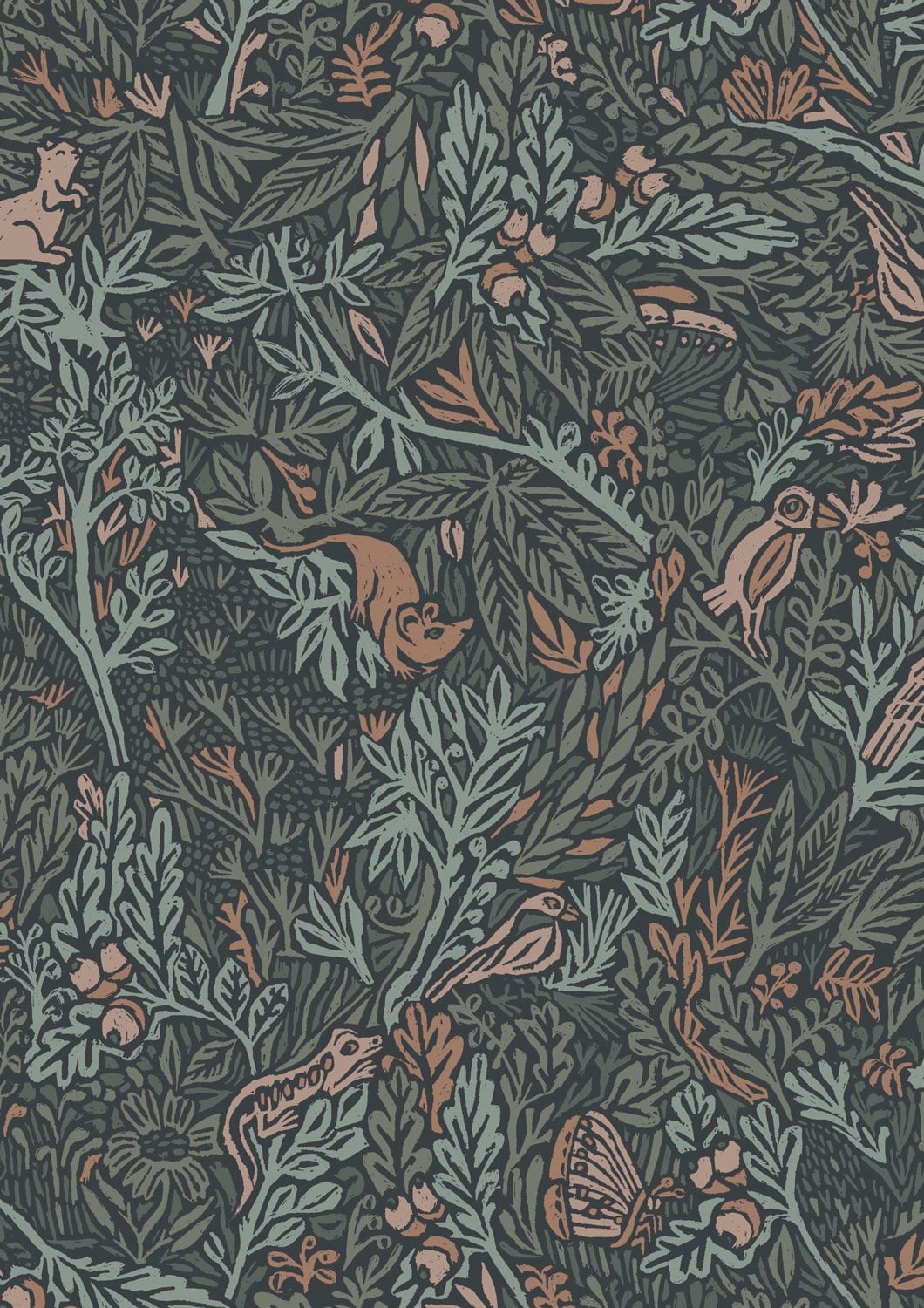 KEK Amsterdam Papier peint motif botanique 100x280cm FR-021