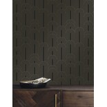 KEK Amsterdam Golden lines wallpaper 100x280cm black / gold MW-081 KEK Amsterdam Golden lines wallpaper 100x280cm black / gold MW-081
