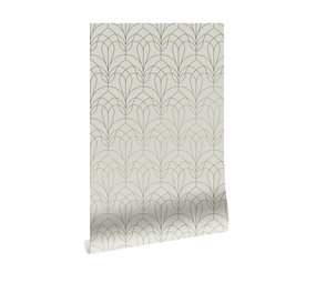 KEK Amsterdam Golden lines wallpaper 100x280cm sand / gold MW-083 KEK Amsterdam Golden lines wallpaper 100x280cm sand / gold MW-083