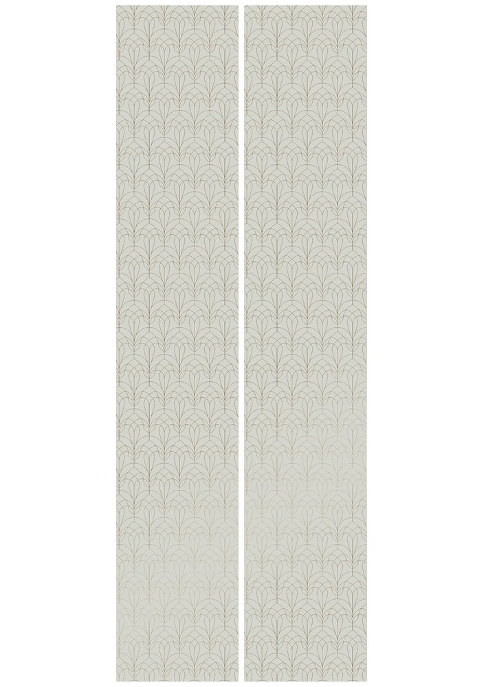 KEK Amsterdam Golden lines wallpaper 100x280cm sand / gold MW-083 KEK Amsterdam Golden lines wallpaper 100x280cm sand / gold MW-083