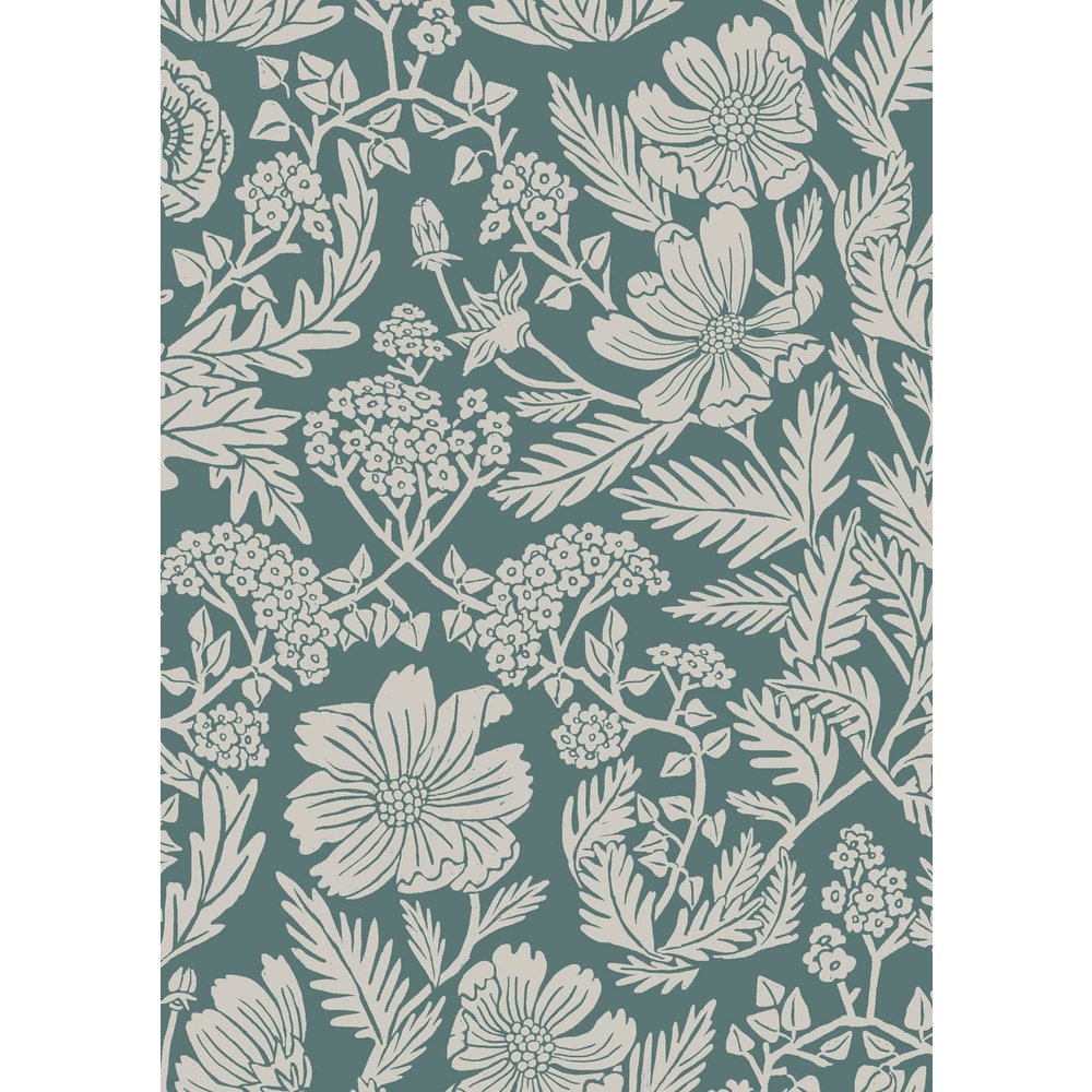 KEK Amsterdam Drawn blommig tapet 100x280cm FR-001 - LIVING AND CO.