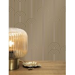 KEK Amsterdam Gylne linjer tapet 100x280cm naken / gull MW-089 KEK Amsterdam Gylne linjer tapet 100x280cm naken / gull MW-089