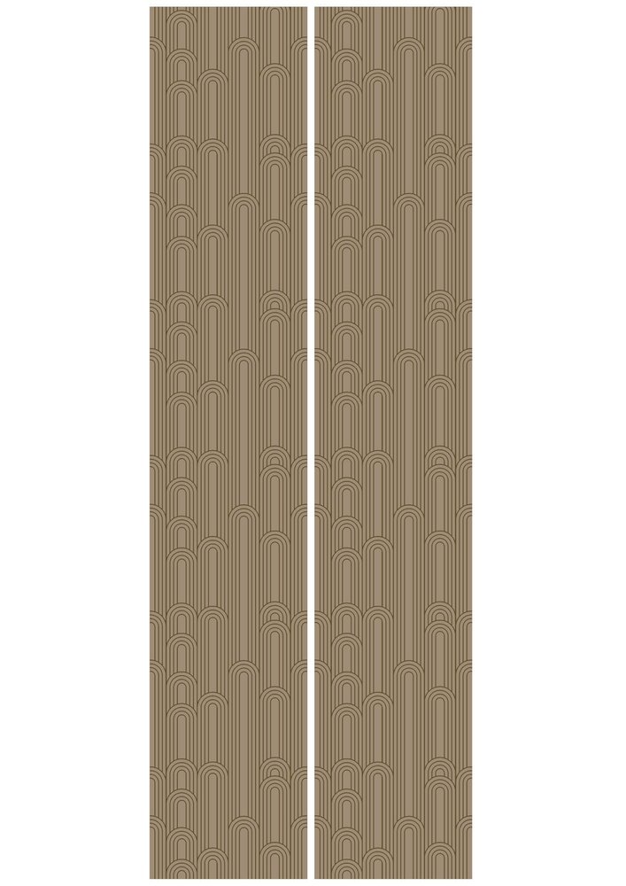 KEK Amsterdam Golden lines wallpaper 100x280cm nude / gold MW-089 KEK Amsterdam Golden lines wallpaper 100x280cm nude / gold MW-089